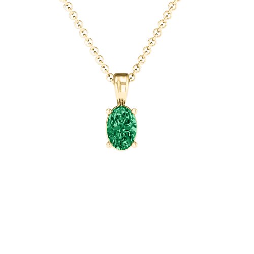 Elegant Oval Stone Pendant