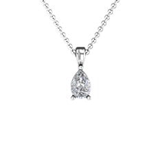 Elegant Pear Stone Pendant
