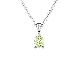 Elegant Pear Stone Pendant