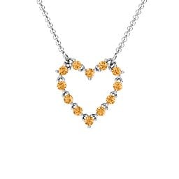 Glistening Heart Pendant