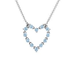 Glistening Heart Pendant