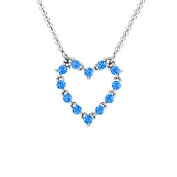 Glistening Heart Pendant