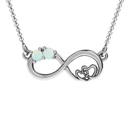 Double the Love Infinity Pendant