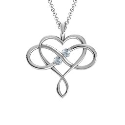 Soul Mates Infinity Birthstone Pendant