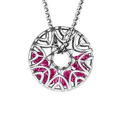 Endless Love Caged Stones Pendant