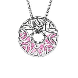 Endless Love Caged Stones Pendant