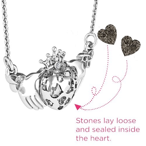 Caged Hearts Claddagh Pendant