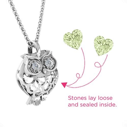 Wise Owl Caged Pendant