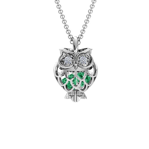 Wise Owl Caged Pendant