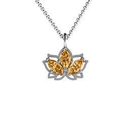 Sparkling Lotus Pendant