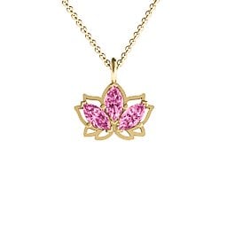 Sparkling Lotus Pendant