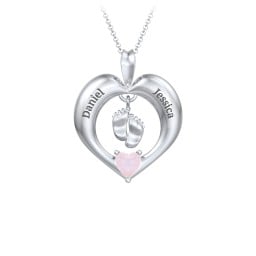Precious Gift Baby Feet Charm Pendant