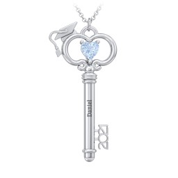 2021 Graduation Key Pendant