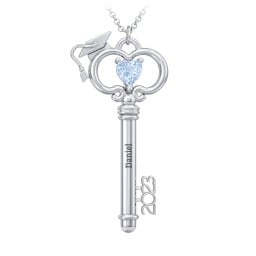 2023 Graduation Key Pendant