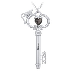 2024 Graduation Key Pendant