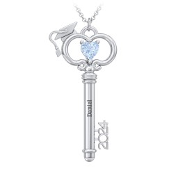 2024 Graduation Key Pendant