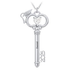2025 Graduation Key Pendant
