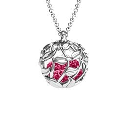 Luscious Leaf Cage Pendant