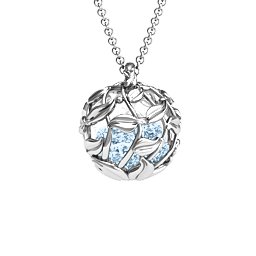 Luscious Leaf Cage Pendant