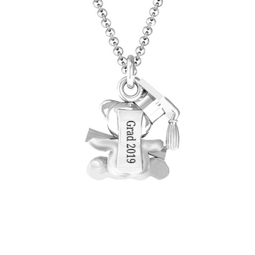 Teddy Bear Graduation Necklace