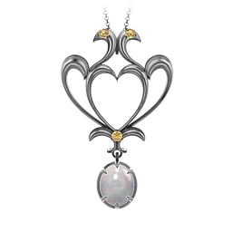 Sparkling Seduction Vintage Inspired Cabochon Charm Pendant