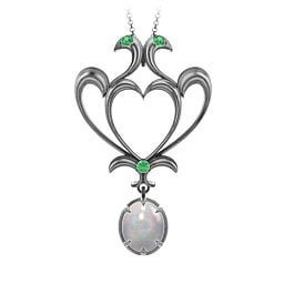 Sparkling Seduction Vintage Inspired Cabochon Charm Pendant