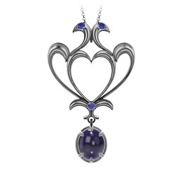 Sparkling Seduction Vintage Inspired Cabochon Charm Pendant