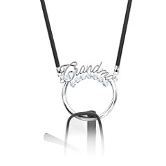 Grandma's Glasses Eyeglasses Pendant with Birthstones