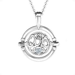 Classic Flip Pendant in 925 Sterling Silver