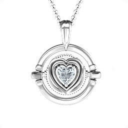 Classic Flip Pendant in 925 Sterling Silver