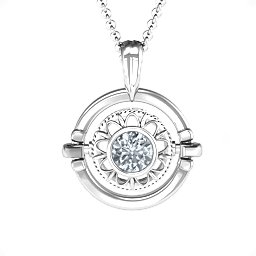 Classic Flip Pendant in 925 Sterling Silver