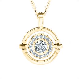 Classic Flip Pendant in 10K Solid Yellow Gold