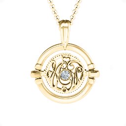 Classic Flip Pendant in 10K Solid Yellow Gold