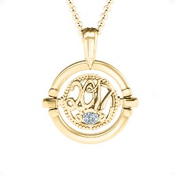 Classic Flip Pendant in 10K Solid Yellow Gold