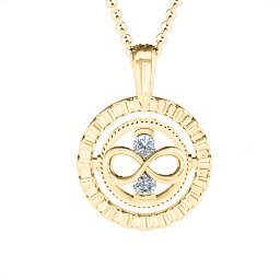 Ornate Flip Pendant in 10K Solid Yellow Gold