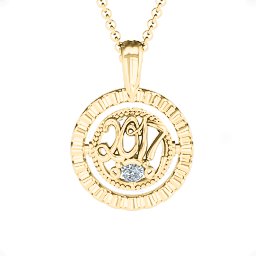 Ornate Flip Pendant in 10K Solid Yellow Gold