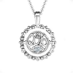 Fancy Flip Pendant in 925 Sterling Silver