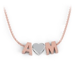 Love Letters Pendant in 10K Solid Rose Gold