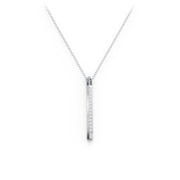 Triangle Bar Pendant with Accents