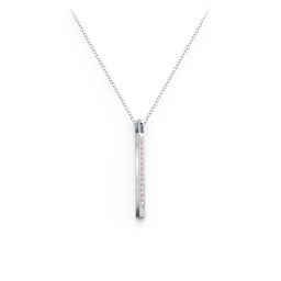 Triangle Bar Pendant with Accents