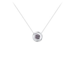 Solitaire 5mm Round Gemstone Pendant