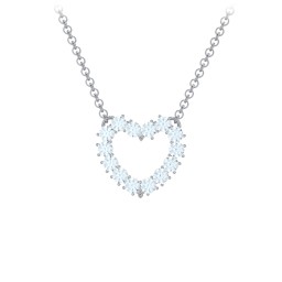 Dual Birthstone Heart Pendant