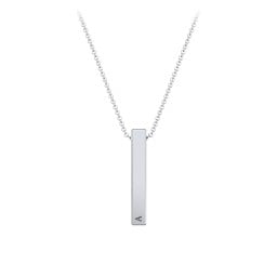 Multi Vertical 3D Bar Pendant with Engravings