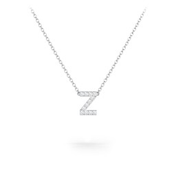 Pavé Z Initial Necklace