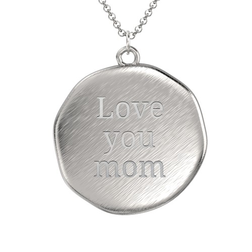 Initial Medallion Necklace - F