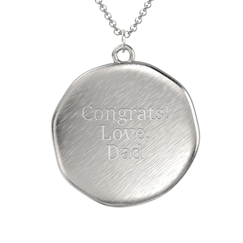 Initial Medallion Necklace - P