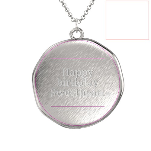 Initial Medallion Necklace - Q