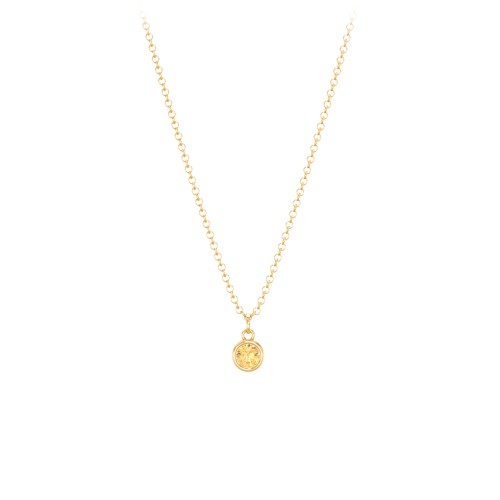 Bezel Set Multi-Birthstone Drop Necklace