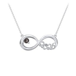 2025 Graduation Infinity Pendant With Gemstone
