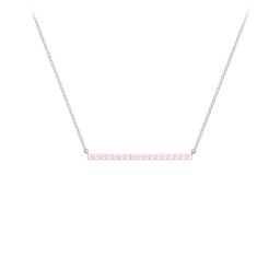 Gemstone Bar Pendant Necklace